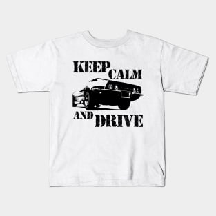 keep calm and drive Kids T-Shirt